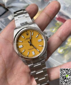 Replica Rolex Oyster Perpetual 41Mm M124300-0004 Vs Factory Yellow Dial 2