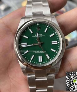 Replica Rolex Oyster Perpetual 41Mm M124300-0005 Vs Factory Green Dial Replica Rolex Oyster Perpetual 41Mm M124300-0005 Vs Factory Green Dial