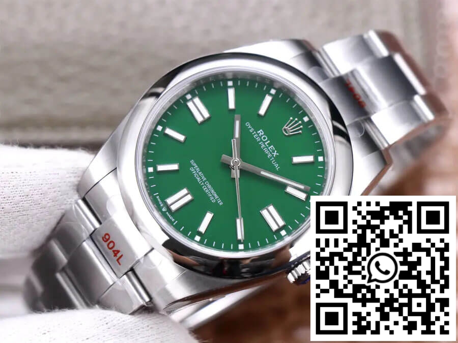 Replica Rolex Oyster Perpetual M124300-0005 41Mm Ew Factory Green Dial 9 Replica Rolex Oyster Perpetual M124300-0005 41Mm Ew Factory Green Dial 9