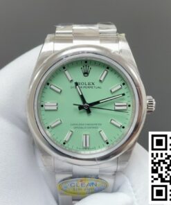 Replica Rolex Oyster Perpetual M134300-0006 Clean Factory Stainless Steel Bracelet 2