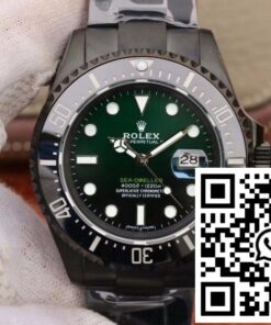 Replica Rolex Sea-Dweller Deepsea 11666001 V2 Green Gradual Black Dial Replica Rolex Sea-Dweller Deepsea 11666001 V2 Green Gradual Black Dial