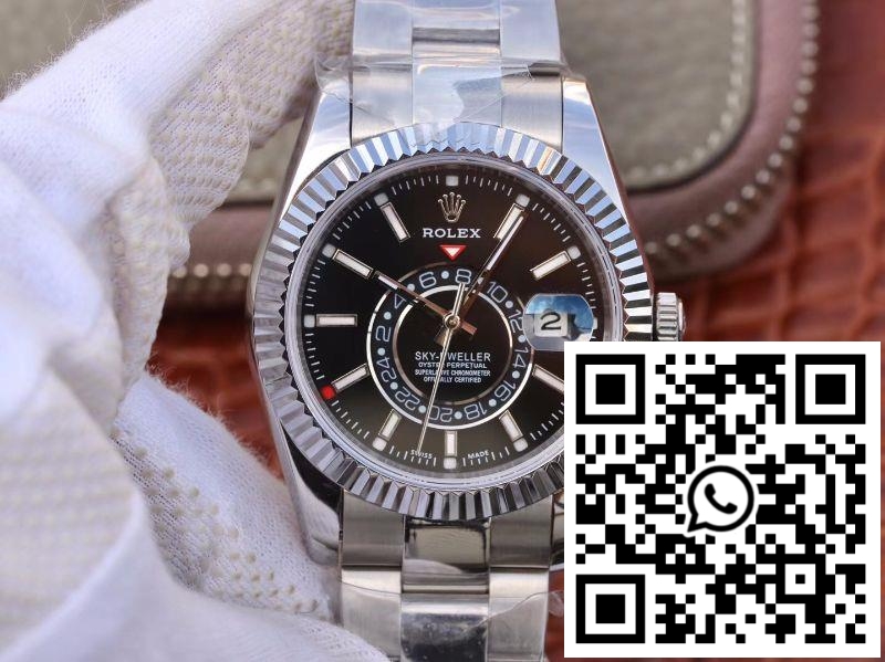 Replica Rolex Sky Dweller 326139 Black Dial Replica Rolex Sky Dweller 326139 Black Dial