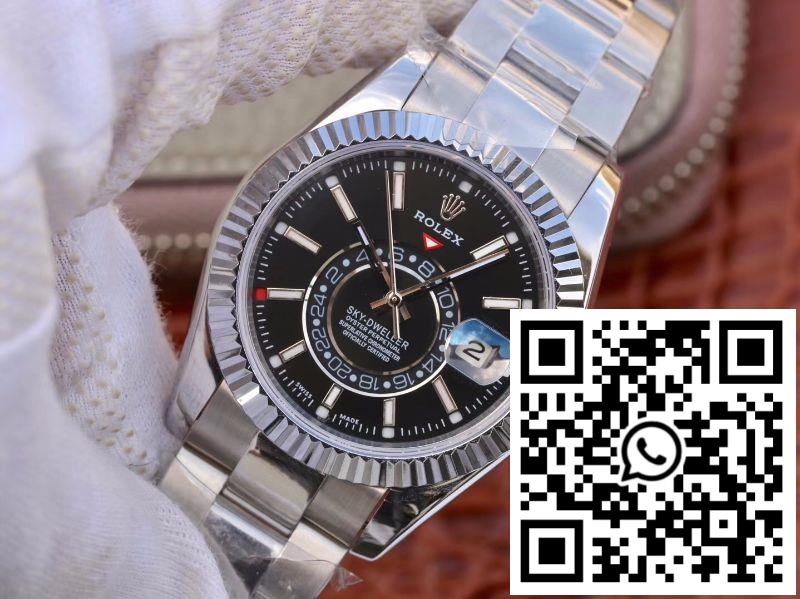 Replica Rolex Sky Dweller 326139 Black Dial 5 Replica Rolex Sky Dweller 326139 Black Dial 5
