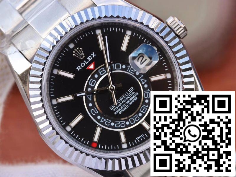 Replica Rolex Sky Dweller 326139 Black Dial 6 Replica Rolex Sky Dweller 326139 Black Dial 6