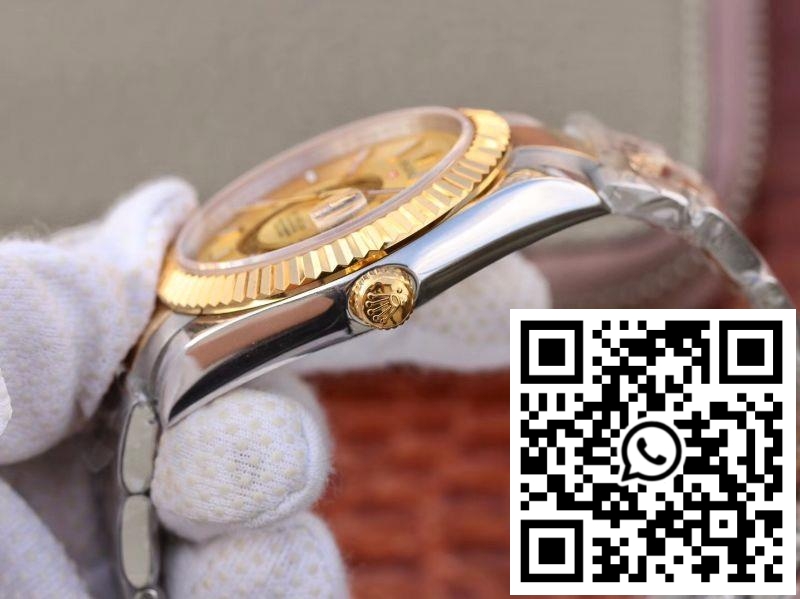 Replica Rolex Sky-Dweller 326938-72418 Gold Dial 7 Replica Rolex Sky-Dweller 326938-72418 Gold Dial 7