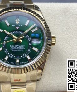 Replica Rolex Sky-Dweller 336938-0007 Noob Factory Gold Color Strap Replica Rolex Sky-Dweller 336938-0007 Noob Factory Gold Color Strap