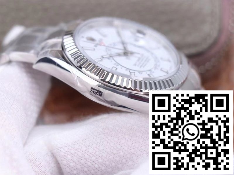 Replica Rolex Sky Dweller M326934-0001 Noob Factory White Dial 9 Replica Rolex Sky Dweller M326934-0001 Noob Factory White Dial 9