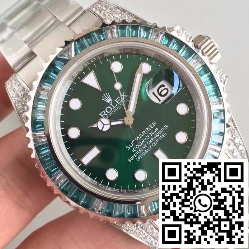 Replica Rolex Submariner Date 116610Lv Noob Factory V9 Green Dial Diamond 6 Replica Rolex Submariner Date 116610Lv Noob Factory V9 Green Dial Diamond 6