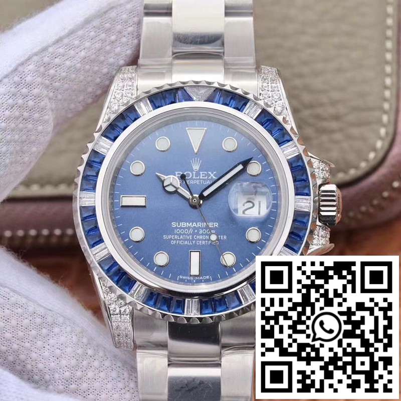 Replica Rolex Submariner Date 116619Lb Diamond Customized Edition Gs Factory Blue Dial 4 Replica Rolex Submariner Date 116619Lb Diamond Customized Edition Gs Factory Blue Dial 4