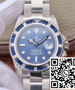 Replica Rolex Submariner Date 116619Lb Diamond Customized Edition Gs Factory Blue Dial Replica Rolex Submariner Date 116619Lb Diamond Customized Edition Gs Factory Blue Dial