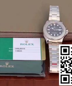 Replica Rolex Yacht Master 116622 40Mm Ew Factory Black Dial 2