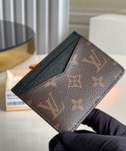Replica Louis Vuitton Neo Card Holder Monogram Macassar M60166 2