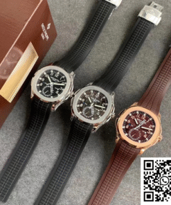 Replica Patek Philippe Aquanaut 5164R-001 Gr Factory Rose Gold Brown Dial 2