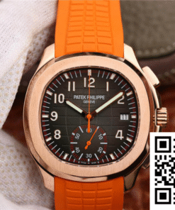 Replica Patek Philippe Aquanaut 5968A-001 Orange Strap Replica Patek Philippe Aquanaut 5968A-001 Orange Strap