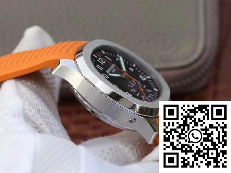 Replica Patek Philippe Aquanaut Chronograph 5968A Orange Rubber Strap Black Dial 7 Replica Patek Philippe Aquanaut Chronograph 5968A Orange Rubber Strap Black Dial 7
