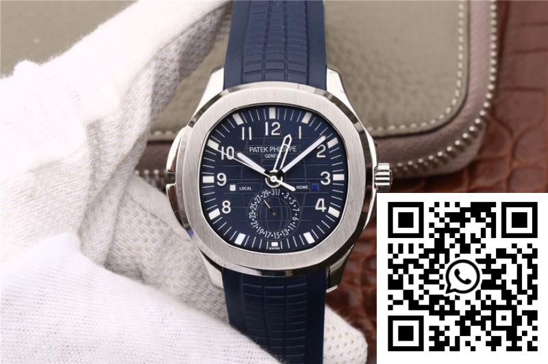 Replica Patek Philippe Aquanaut Dual Time 5164A-001 Mp Factory Blue Dial Replica Patek Philippe Aquanaut Dual Time 5164A-001 Mp Factory Blue Dial