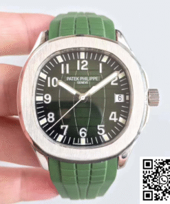 Replica Patek Philippe Aquanaut Jumbo 5167A Pf Factory Green Dial