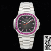 Replica Patek Philippe Nautilus 5711 Gr Factory Purple Diamond Dial 12 Replica Patek Philippe Nautilus 5711 Gr Factory Purple Diamond Dial 12