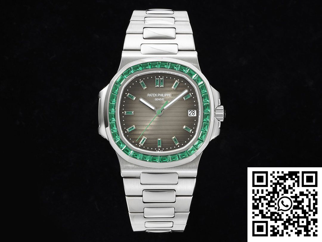 Replica Patek Philippe Nautilus 5711 Gr Factory Green Diamond Bezel 3 Replica Patek Philippe Nautilus 5711 Gr Factory Green Diamond Bezel 3
