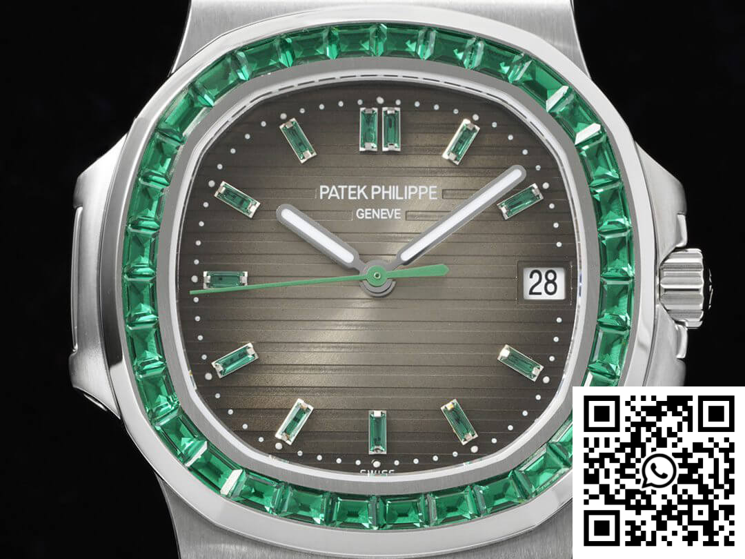 Replica Patek Philippe Nautilus 5711 Gr Factory Green Diamond Bezel 4 Replica Patek Philippe Nautilus 5711 Gr Factory Green Diamond Bezel 4