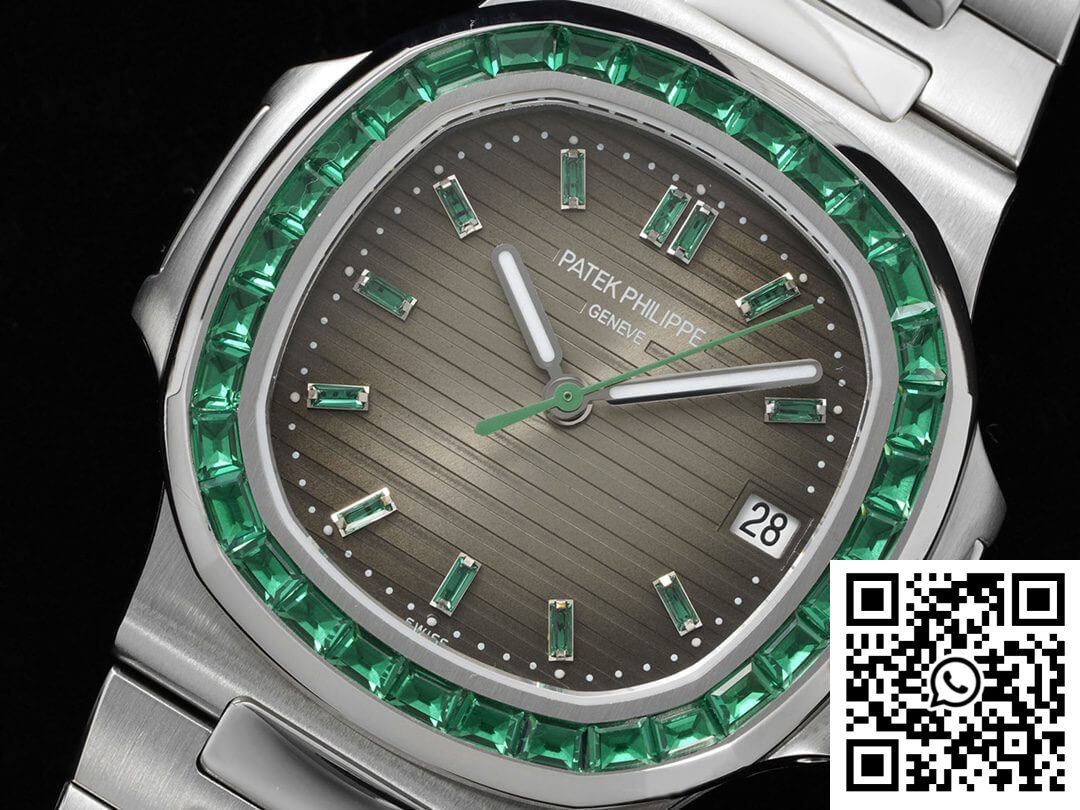 Replica Patek Philippe Nautilus 5711 Gr Factory Green Diamond Bezel 6 Replica Patek Philippe Nautilus 5711 Gr Factory Green Diamond Bezel 6