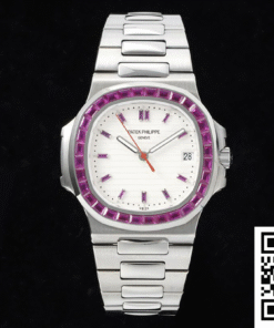 Replica Patek Philippe Nautilus 5711 Gr Factory Purple Diamond Dial