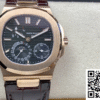 Replica Patek Philippe Nautilus 5712 Zf Factory Brown Leather Strap 11
