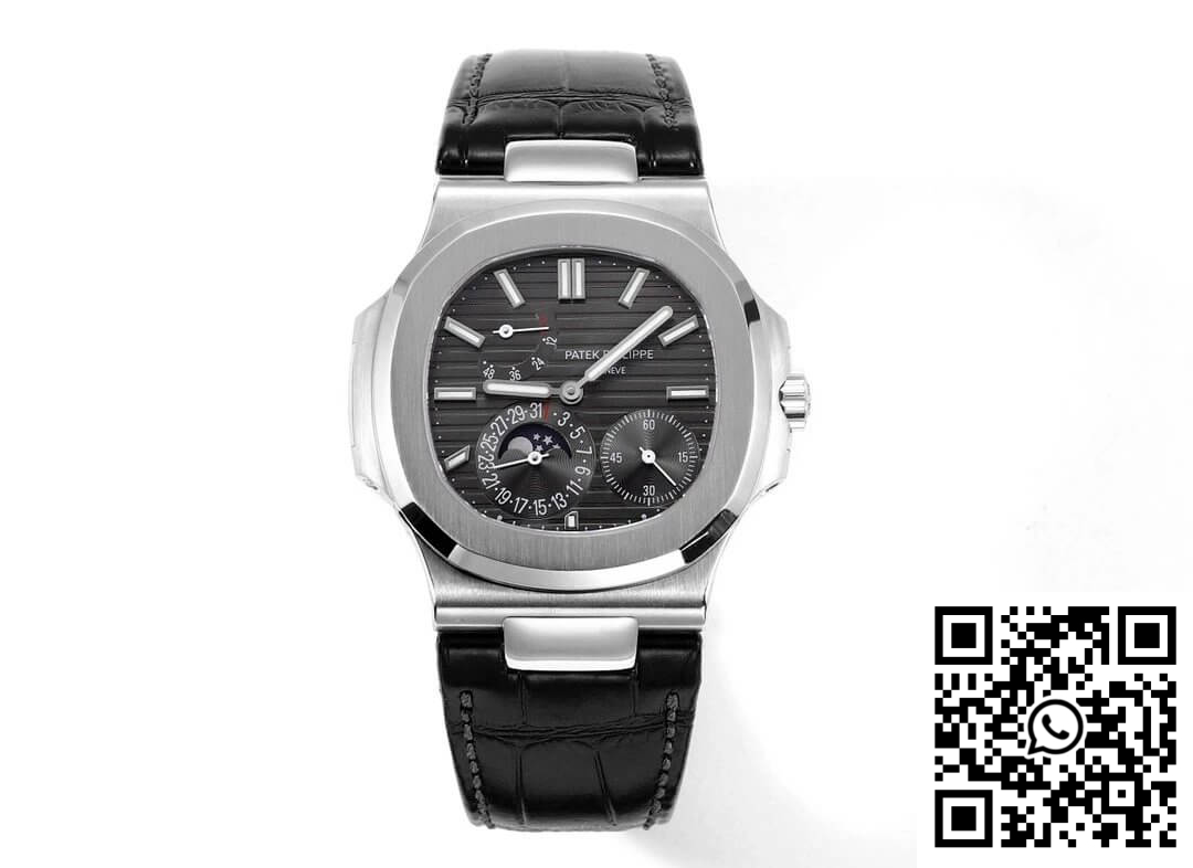 Replica Patek Philippe Nautilus 5712G-001 Gr Factory Leather Strap 3 Replica Patek Philippe Nautilus 5712G-001 Gr Factory Leather Strap 3
