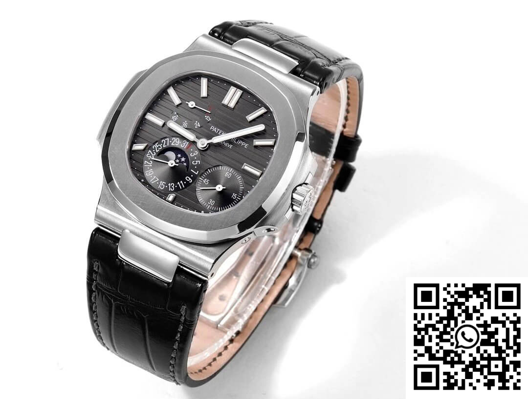 Replica Patek Philippe Nautilus 5712G-001 Gr Factory Leather Strap 4 Replica Patek Philippe Nautilus 5712G-001 Gr Factory Leather Strap 4