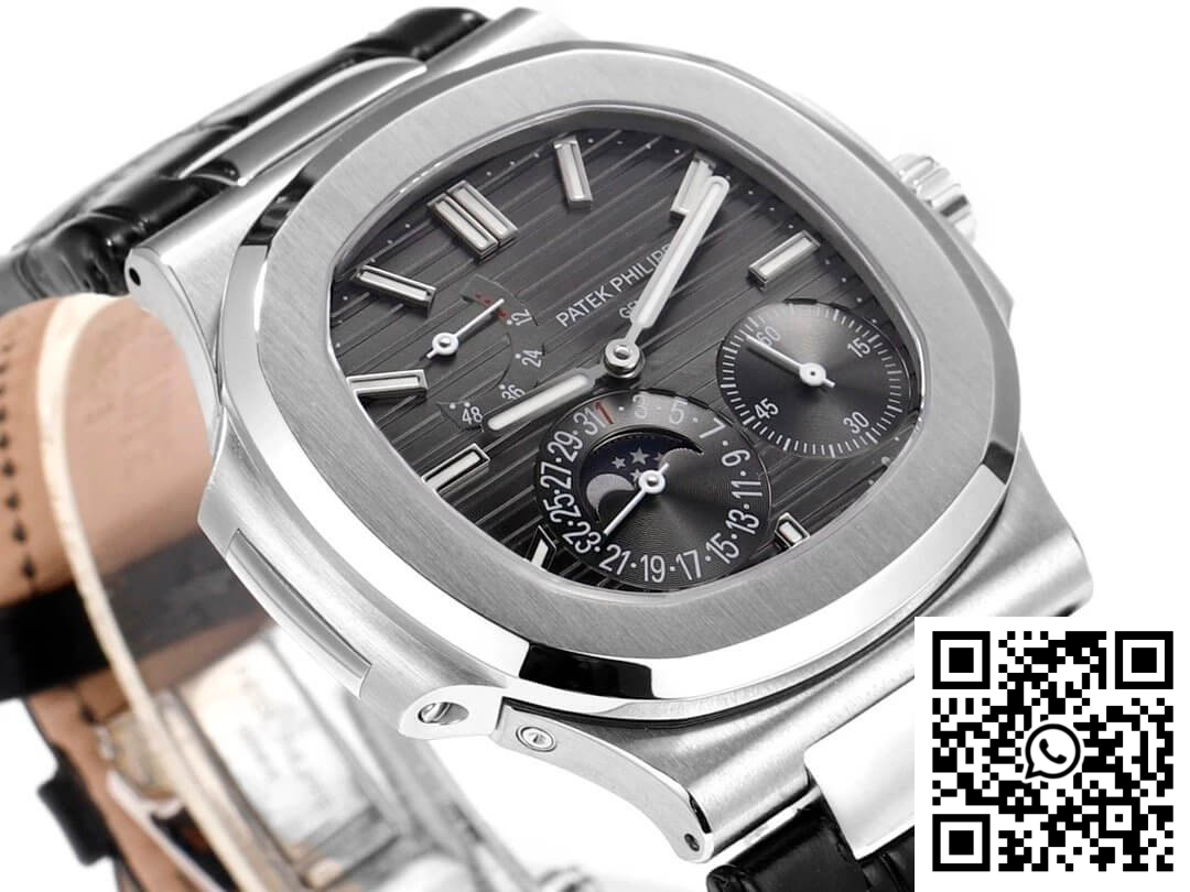 Replica Patek Philippe Nautilus 5712G-001 Gr Factory Leather Strap 5 Replica Patek Philippe Nautilus 5712G-001 Gr Factory Leather Strap 5