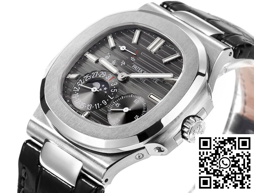 Replica Patek Philippe Nautilus 5712G-001 Gr Factory Leather Strap 6 Replica Patek Philippe Nautilus 5712G-001 Gr Factory Leather Strap 6