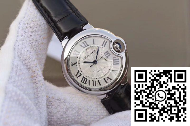 Replica Ballon Bleu De Cartier 33Mm W6920086 V6 Factory White Dial 4 Replica Ballon Bleu De Cartier 33Mm W6920086 V6 Factory White Dial 4