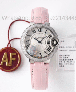 Replica Ballon Bleu De Cartier 33Mm We902067 Af Factory Diamond-Set Bezel
