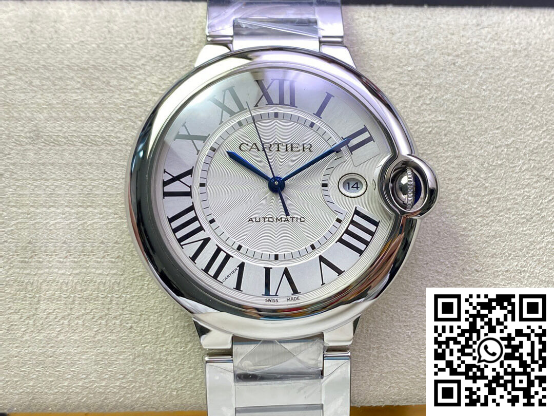 Replica Ballon Bleu De Cartier 42Mm W69012Z4 3K Factory White Dial 3 Replica Ballon Bleu De Cartier 42Mm W69012Z4 3K Factory White Dial 3