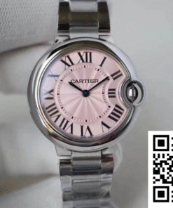 Replica Ballon Bleu De Cartier Pink Dial 33Mm V6 Factory Replica Ballon Bleu De Cartier Pink Dial 33Mm V6 Factory