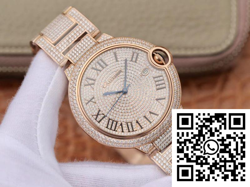 Replica Ballon Bleu De Cartier W69006Z2 42Mm Tw Factory Rose Gold Diamonds Dial 5 Replica Ballon Bleu De Cartier W69006Z2 42Mm Tw Factory Rose Gold Diamonds Dial 5