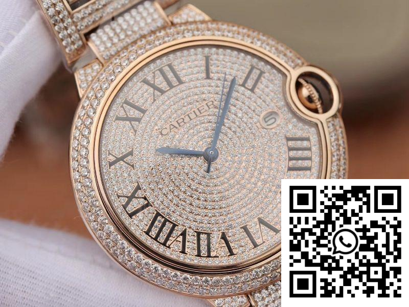 Replica Ballon Bleu De Cartier W69006Z2 42Mm Tw Factory Rose Gold Diamonds Dial 7 Replica Ballon Bleu De Cartier W69006Z2 42Mm Tw Factory Rose Gold Diamonds Dial 7
