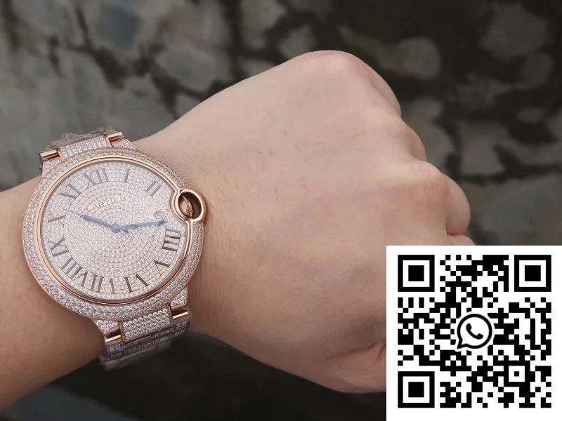 Replica Ballon Bleu De Cartier W69006Z2 42Mm Tw Factory Rose Gold Diamonds Dial 3 Replica Ballon Bleu De Cartier W69006Z2 42Mm Tw Factory Rose Gold Diamonds Dial 3