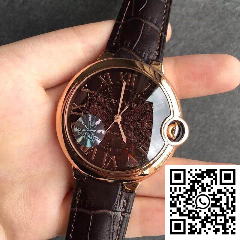 Replica Ballon Bleu De Cartier W6920037 V6 Factory Chocolate Color Dial 5 Replica Ballon Bleu De Cartier W6920037 V6 Factory Chocolate Color Dial 5