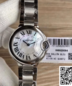Replica Ballon Bleu De Cartier W6920084 33Mm V6 Factory Silver Dial Replica Ballon Bleu De Cartier W6920084 33Mm V6 Factory Silver Dial