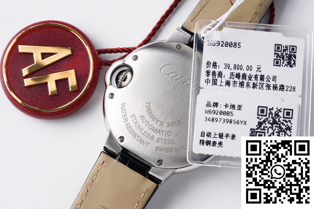 Replica Ballon Bleu De Cartier W6920085 33Mm Af Factory Leather Strap 7 Replica Ballon Bleu De Cartier W6920085 33Mm Af Factory Leather Strap 7