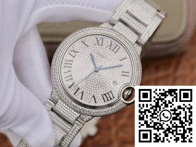 Replica Ballon Bleu De Cartier We9009Z3 42Mm Tw Factory Silver Diamond Dial 5 Replica Ballon Bleu De Cartier We9009Z3 42Mm Tw Factory Silver Diamond Dial 5
