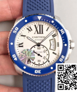 Replica Calibre De Cartier Diver 42Mm Wsca0011 Jf Factory White Dial Replica Calibre De Cartier Diver 42Mm Wsca0011 Jf Factory White Dial