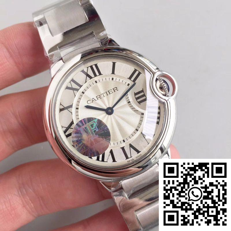 Replica Cartier Ballon Bleu 36Mm W6920046 Jf Factory Silver Dial 4 Replica Cartier Ballon Bleu 36Mm W6920046 Jf Factory Silver Dial 4