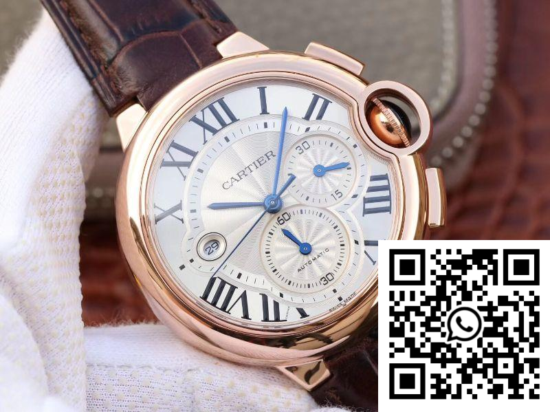 Replica Cartier Ballon Bleu Chronograph W6920074 Zf Factory Silver Dial Replica Cartier Ballon Bleu Chronograph W6920074 Zf Factory Silver Dial