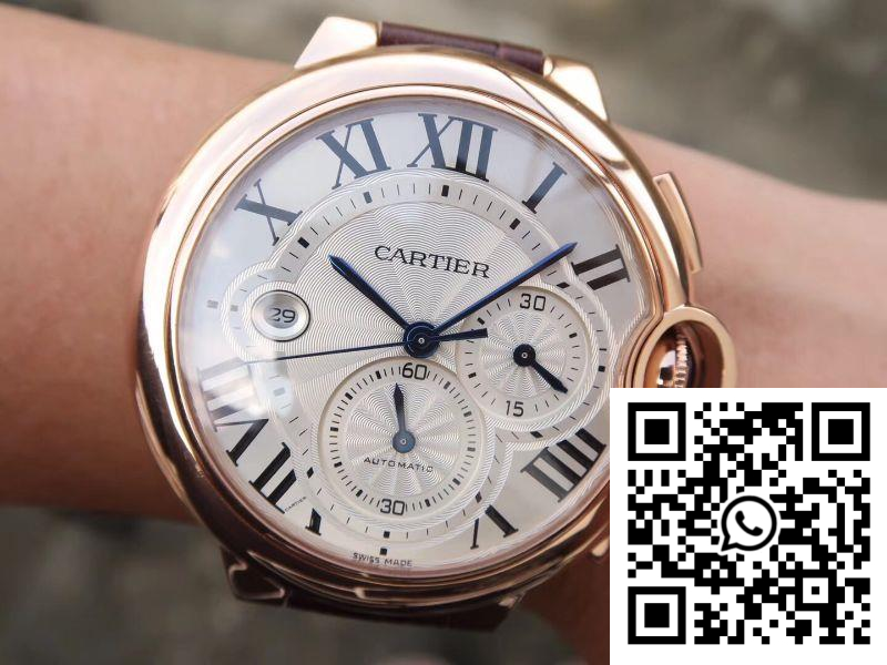 Replica Cartier Ballon Bleu Chronograph W6920074 Zf Factory Silver Dial 10 Replica Cartier Ballon Bleu Chronograph W6920074 Zf Factory Silver Dial 10