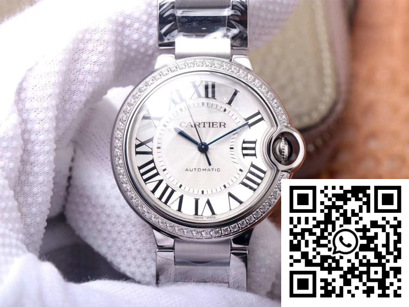 Replica Cartier Ballon Bleu W4Bb0017 V6 Factory White Dial 4 Replica Cartier Ballon Bleu W4Bb0017 V6 Factory White Dial 4