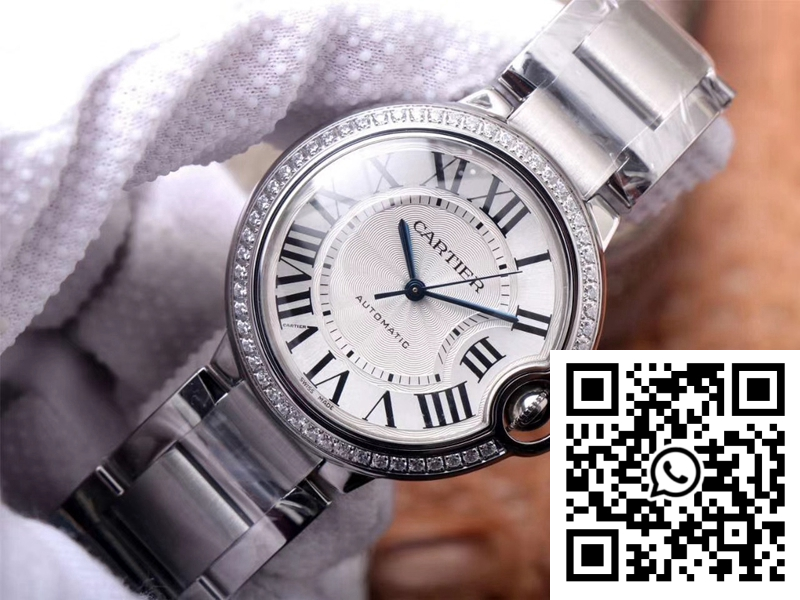 Replica Cartier Ballon Bleu W4Bb0017 V6 Factory White Dial 5 Replica Cartier Ballon Bleu W4Bb0017 V6 Factory White Dial 5