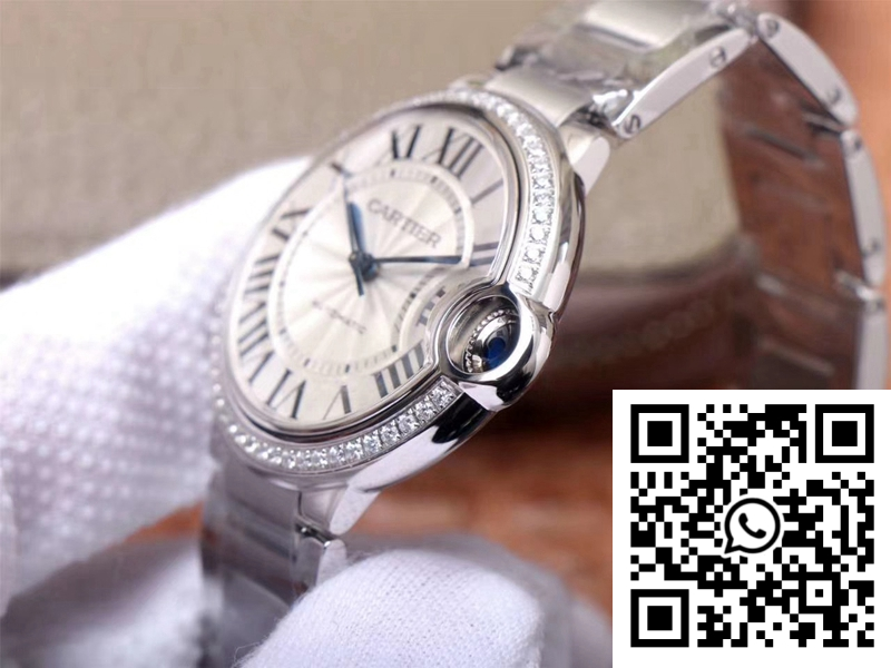 Replica Cartier Ballon Bleu W4Bb0017 V6 Factory White Dial 8 Replica Cartier Ballon Bleu W4Bb0017 V6 Factory White Dial 8