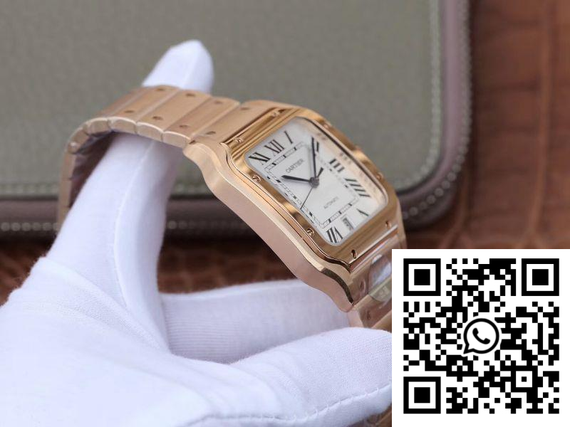 Replica Cartier De Santos 40Mm Bv Factory 18K Rose Gold Case White Dial 7 Replica Cartier De Santos 40Mm Bv Factory 18K Rose Gold Case White Dial 7
